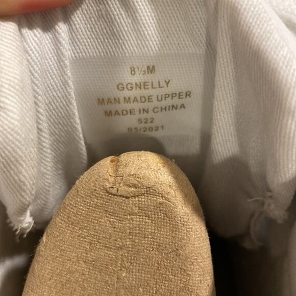 NWT GBG Los Angeles GBG Los Angeles Womens Nelly White 8.5M - Picture 11 of 14